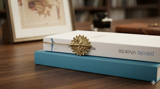Marque page en bronze